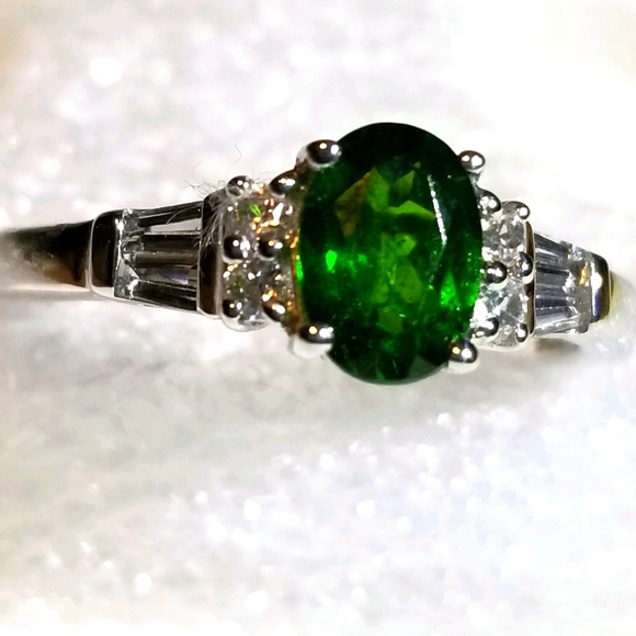 Jewelry - Natural Russian Diopside Zircon Ring